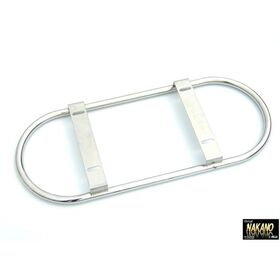 ★入手困難　NAKANO ナンバー枠 小判型 大型用 丸パイプ19Φ 鏡面ステンレス