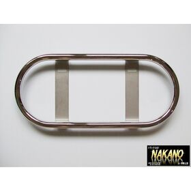 【ナンバー枠　中型】小判型　丸パイプ19Ф2