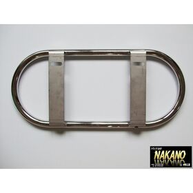 【ナンバー枠　中型】小判型　丸パイプ19Ф4