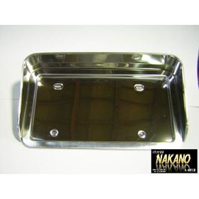 【ナンバー枠　大型】レトロに人気◆ウロコバイザー　丸棒付き2