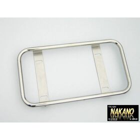 【ナンバー枠　大型】丸パイプ19Ф（ステンレス）