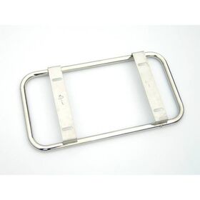 【ナンバー枠　大型】丸パイプ19Ф（ステンレス）2