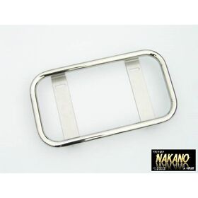 【ナンバー枠　中型】丸パイプ19Ф（ステンレス）