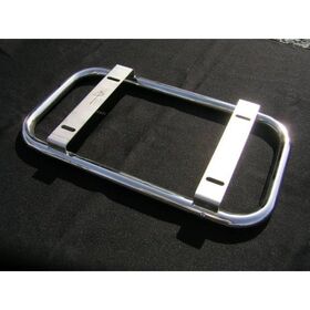 【ナンバー枠　大型】丸パイプ25Ф（ステンレス）3