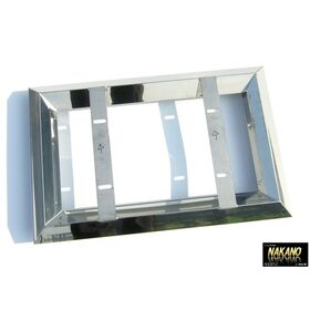 【ナンバー枠　大型】迫力満点！国内生産50角ステンレスオコシ2