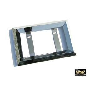 【ナンバー枠　中型】こんなサイズ欲しかった国産38角ステンレス