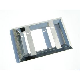 【ナンバー枠　中型】こんなサイズ欲しかった国産38角ステンレス2