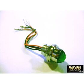 LED　パイロットランプ　24V (グリーン/緑) ナンバー枠　レトロ車2
