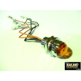LED　パイロットランプ　24V (オレンジ/橙) ナンバー枠　レトロ車2