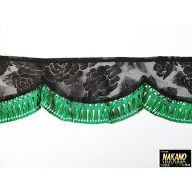 レースフロントカーテン　波型ウエーブ