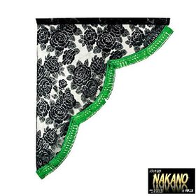 レースサイドカーテンLサイズ　三角カーテン