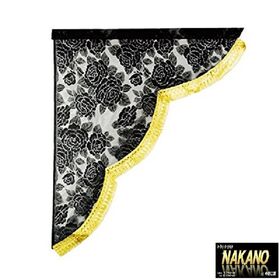 レースサイドカーテンLサイズ　三角カーテン2