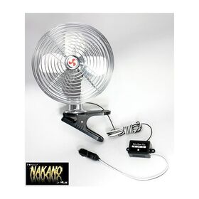 【レトロタイプ　扇風機　24V】　8インチ　クリップ式