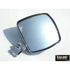 【サイドアンダーミラー】JET製　メッキ　曲面ミラーでワイドな視界を確保　巻き込みミラー