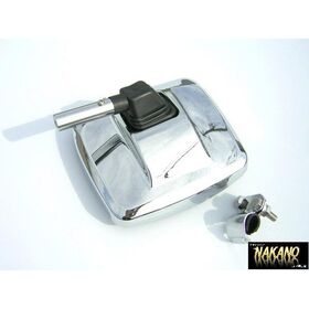 【サイドアンダーミラー】JET製　メッキ　曲面ミラーでワイドな視界を確保　巻き込みミラー2