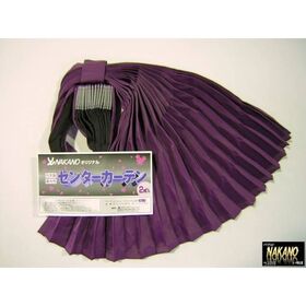 【センターカーテン　パープル/黒】間仕切り　軽くて抜群の遮光性　トラック野郎 男の城　トラック用カーテン