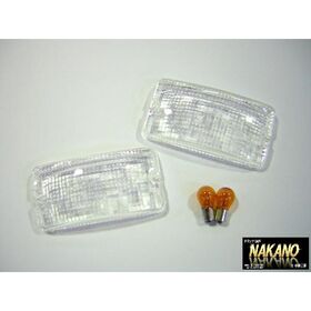 中間サイド　 ウインカーレンズ　平型 バルブ付　IKI用
