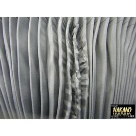 【訳あり品　センターカーテン（アコーディオン）黒】ラウンドカーテン3