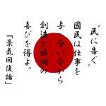 民に告ぐ　日の丸ステッカー　国旗日の丸　景気回復