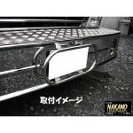 【ナンバー枠　中型】小判型　丸パイプ19Ф4