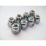【ナットカバー　トラック用 500491】星型スターマークABS樹脂製クロームメッキ　41ｍｍ高さ60ｍｍ