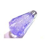 ダイヤカットアクリル　シフトノブ　115ｍｍ　パープル（紫）3