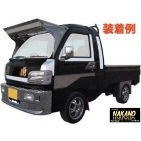 【ドアハンドルガーニッシュ】メッキ　ハイゼットS200系（前・後期）3