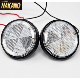 【LEDレフランプ24V　２ヶ入】（クリア/ブルー）2
