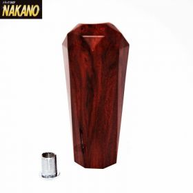 ダイヤカットシフトノブ 木目茶 110mm×約45mmΦ（ST-376）12×1.25/10×1.25