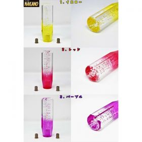 グラデーション 泡入り 8角シフトノブ 長さ150mm×40mm 各色 ネジ径 12×1.25/10×1.25付き