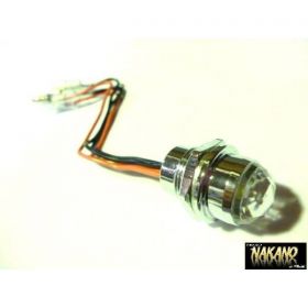 LED　パイロットランプ　24V　(クリア/ホワイト) ナンバー枠　レトロ車2