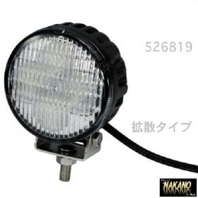 LED ワークランプ 丸型12/24v 3インチ　拡散タイプ