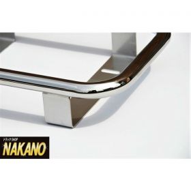 【ナンバー枠　中型】レトロに人気◆丸パイプ22Ф（ステンレス） 時光式ナンバー対応