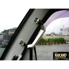 軽トラ野郎 ピラーグリップ スズキ キャリー H14.5〜H25.8 交換タイプ 持手 鏡面ステンレス 旧車 痛車 走り屋 デコバン デコ車 デコトラ