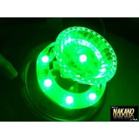超流星 LED マーカーユニット 12V/24V 共用 グリーン 明るさ3倍 車幅灯に　補修品