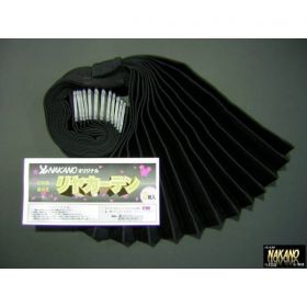 訳あり品　リア/サイドカーテン（アコーディオン）黒