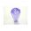 ダイヤカットアクリル　シフトノブ　115ｍｍ　パープル（紫）2