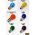 24V カラーバルブ 電球 24V25W シングル球 生地着色球色 カラー球2